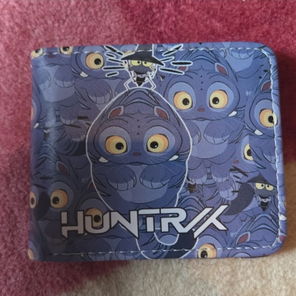 New kpop demon hunters anime manga leather wallet